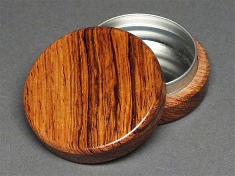 wood and steel pill box|turning a pill box.